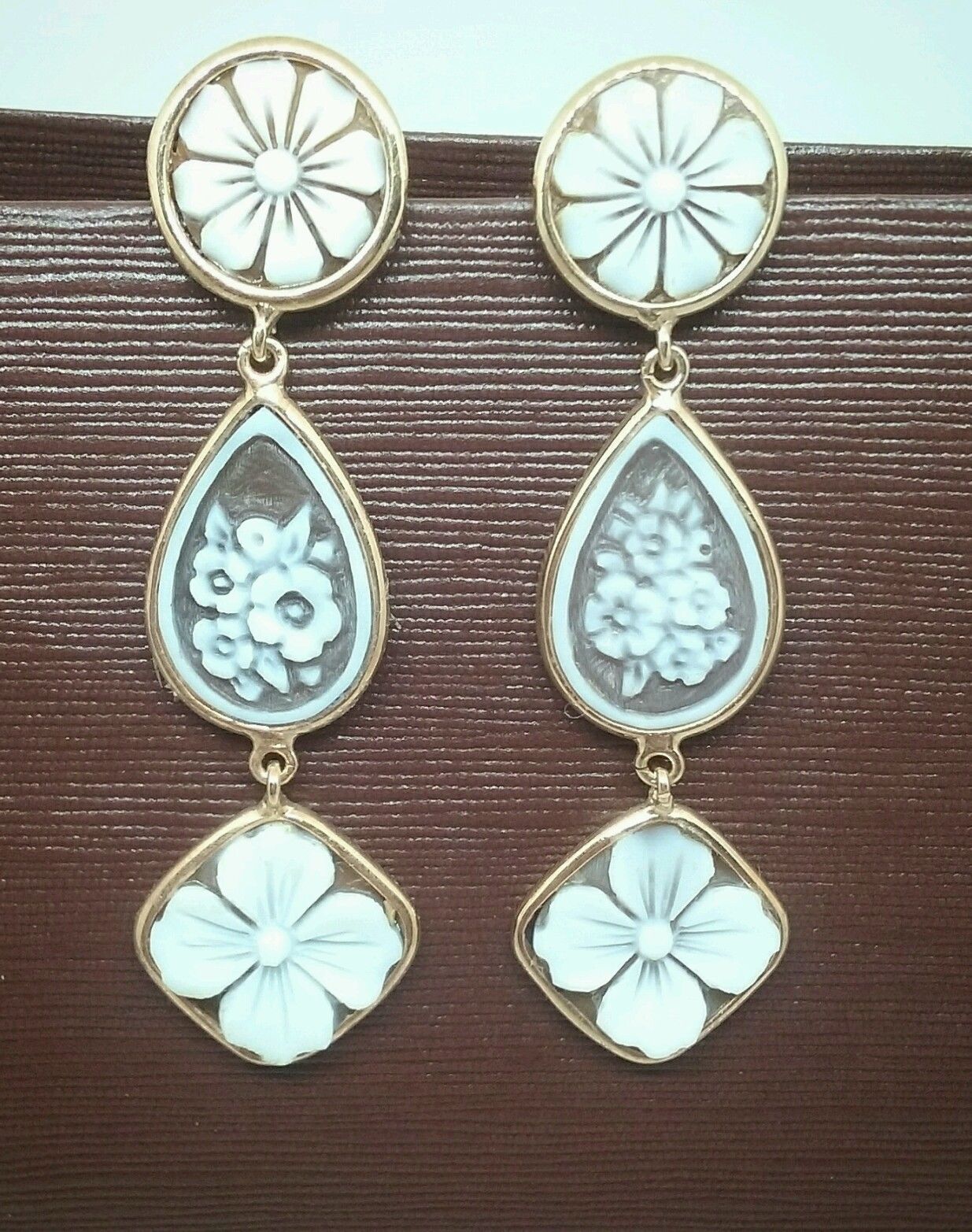 Orecchini Lunghi LUMIERA In Argento 925 Stile Orientale | Materia, 18x65 Mm Con Gancio | In Scatola Regalo