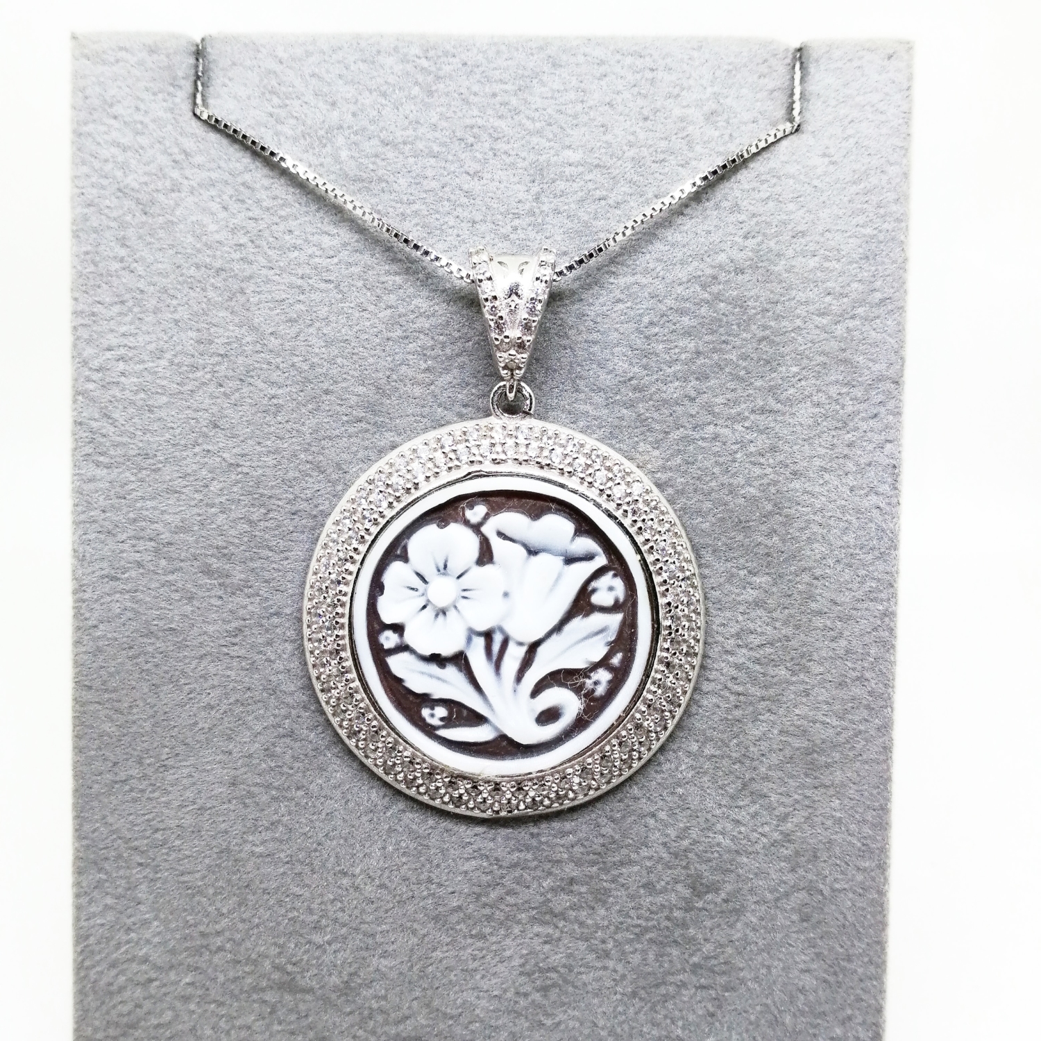 Ciondolo Testa Di Leone In Zircone, Ottone Placcato Oro 18k - Foto 7