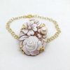 bracciale cammeo e perla
