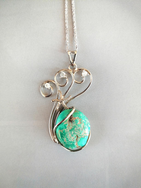 ciondolo turchese