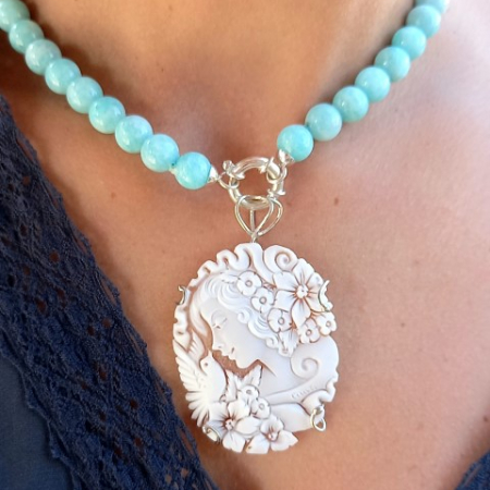 cammeo sardonica e amazzonite