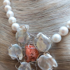 collana perle e corallo grezzo