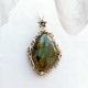 pendente labradorite naturale argento