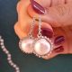 orecchini perle barocche con zirconi bianchi