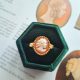 anello cammeo conchiglia corneola ovale e argento dorato